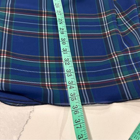 Plaid Chiffon Maxi Skirt - Picture 14 of 14